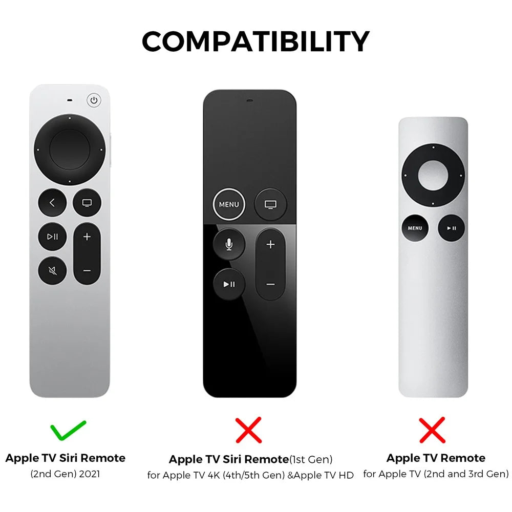 AHASTYLE PT158 For Apple TV Remote / AirTag Silicone Case 2 in 1 Anti Slip Protective Cover - Pink - 3