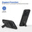 AHASTYLE WG133 Adhesive Silicone Phone Card Holder Cellphone Back Card Case - 3