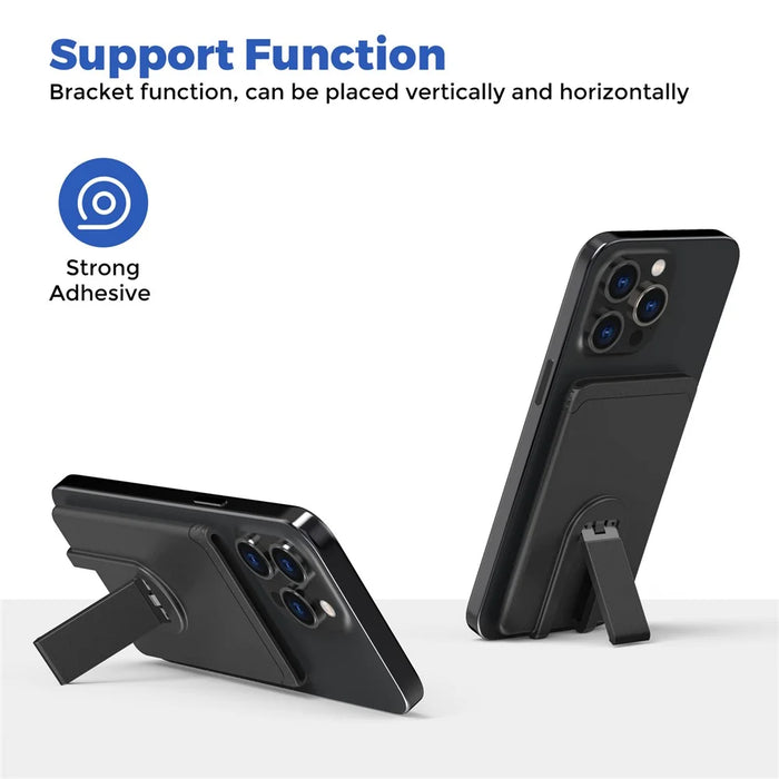 AHASTYLE WG133 Adhesive Silicone Phone Card Holder Cellphone Back Card Case - 3