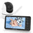 SM55 5.5 Inch Baby Monitor Two-Way Audio 1080P HD Display Panoramic Remote Control Night Vision Camera - US Plug - 1