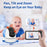 SM55 5.5 Inch Baby Monitor Two-Way Audio 1080P HD Display Panoramic Remote Control Night Vision Camera - US Plug - 3