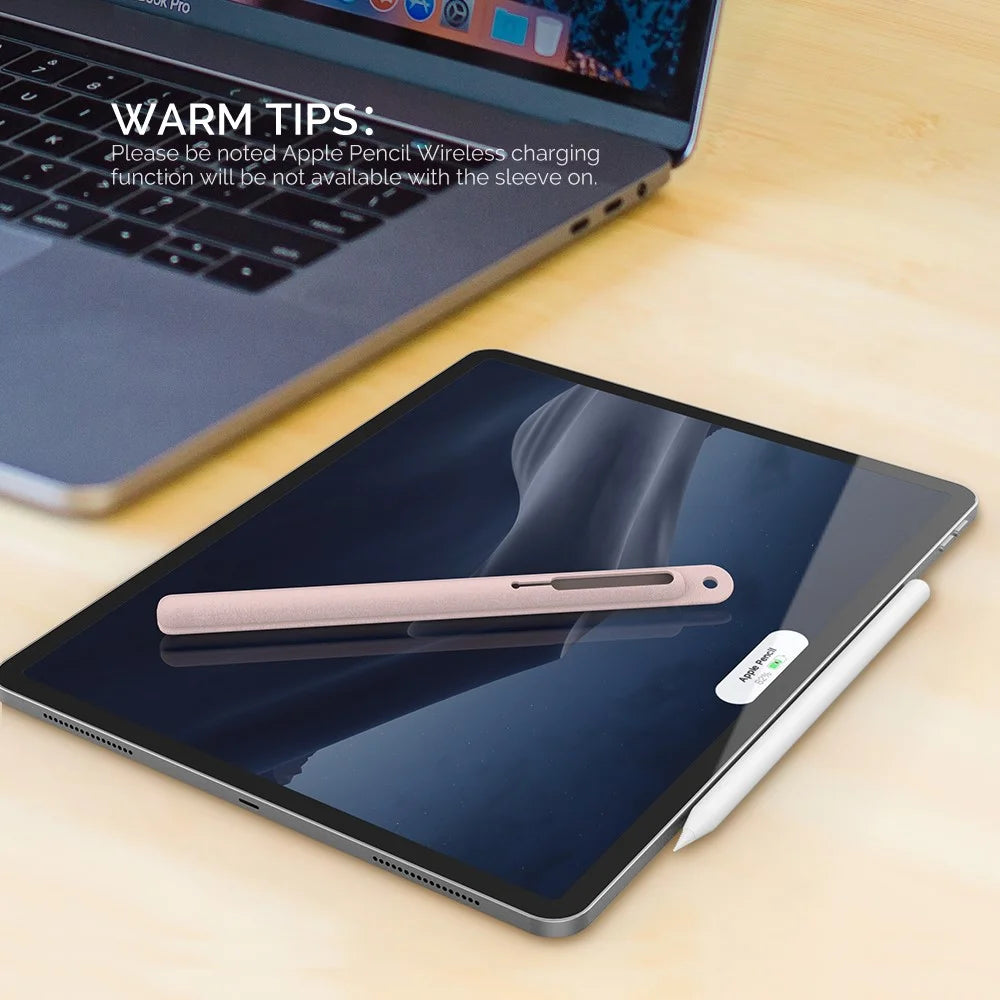 AHASTYLE PT80 Silicone Sleeve Case for Apple Pencil 3 / Pencil (USB-C) / Pencil (2nd Generation) / Pencil (1st Generation) Protective Cover - Pink - 4