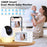 ABM206 4.3 Inch Baby Monitor Infant 2.4G WiFi App Video Monitoring Night Vision Two Way Audio Camera - US Plug - 2