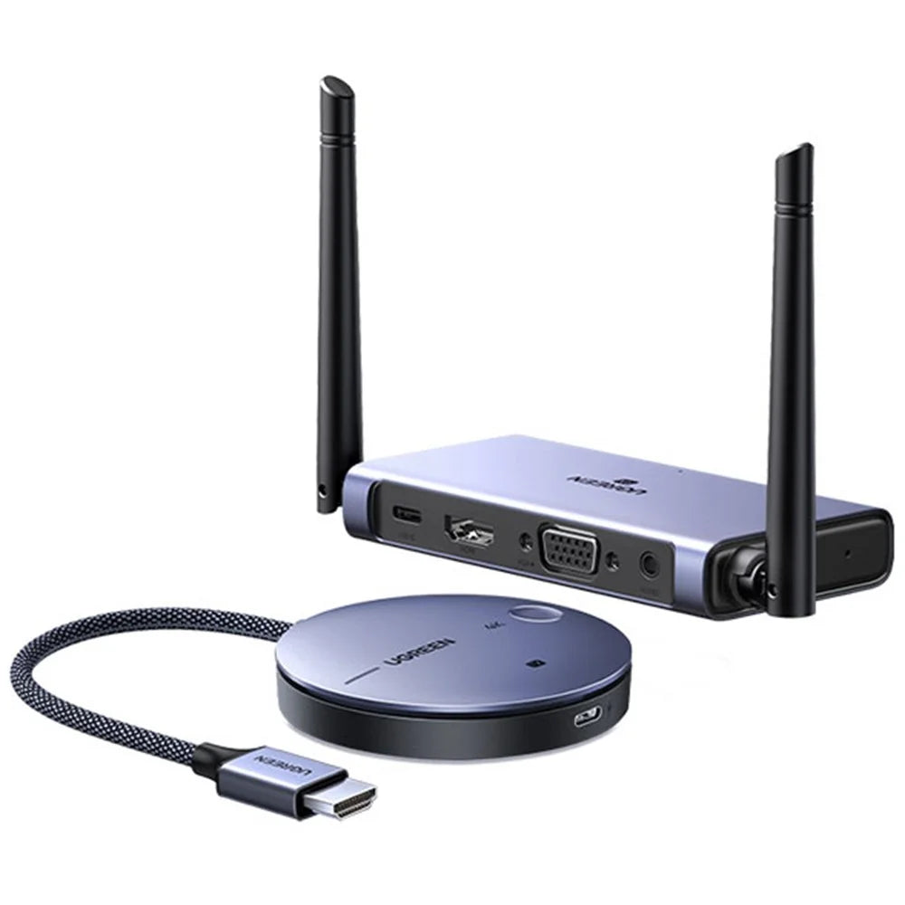 UGREEN CM586 90909 Wireless HD Transmitter and Receiver 4K 30Hz  /  5G 2.4G HD Extender 164FT / 50M - 1