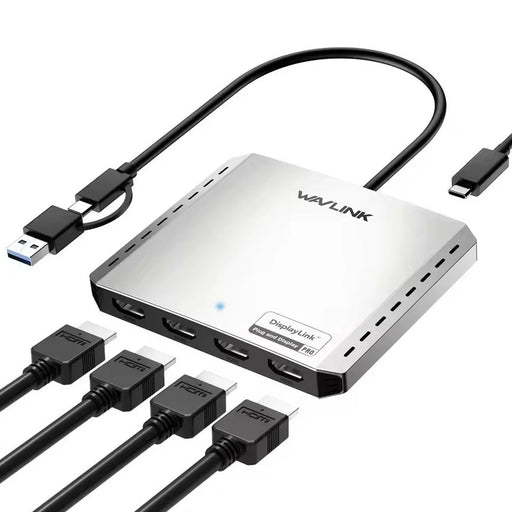 WAVLINK WL-UG7501H-PD 4 HD Converter 4K Display Adapter with 85W Upstream Charging for Intel  /  M1  /  M2  /  M3  /  M4 Mac and Windows - 2