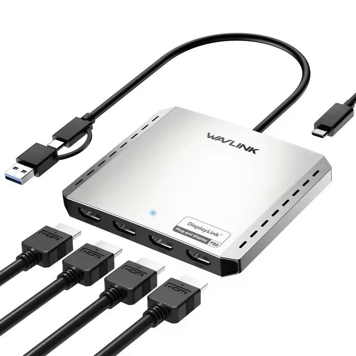 WAVLINK WL-UG7501H-PD 4 HD Converter 4K Display Adapter with 85W Upstream Charging for Intel  /  M1  /  M2  /  M3  /  M4 Mac and Windows - 2