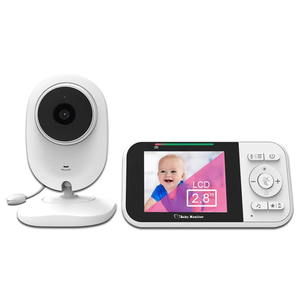 SP218 2.8 Inch Baby Monitor Two-Way Audio Intercom 320P Display Night Vision Infant Camera - US Plug - 1