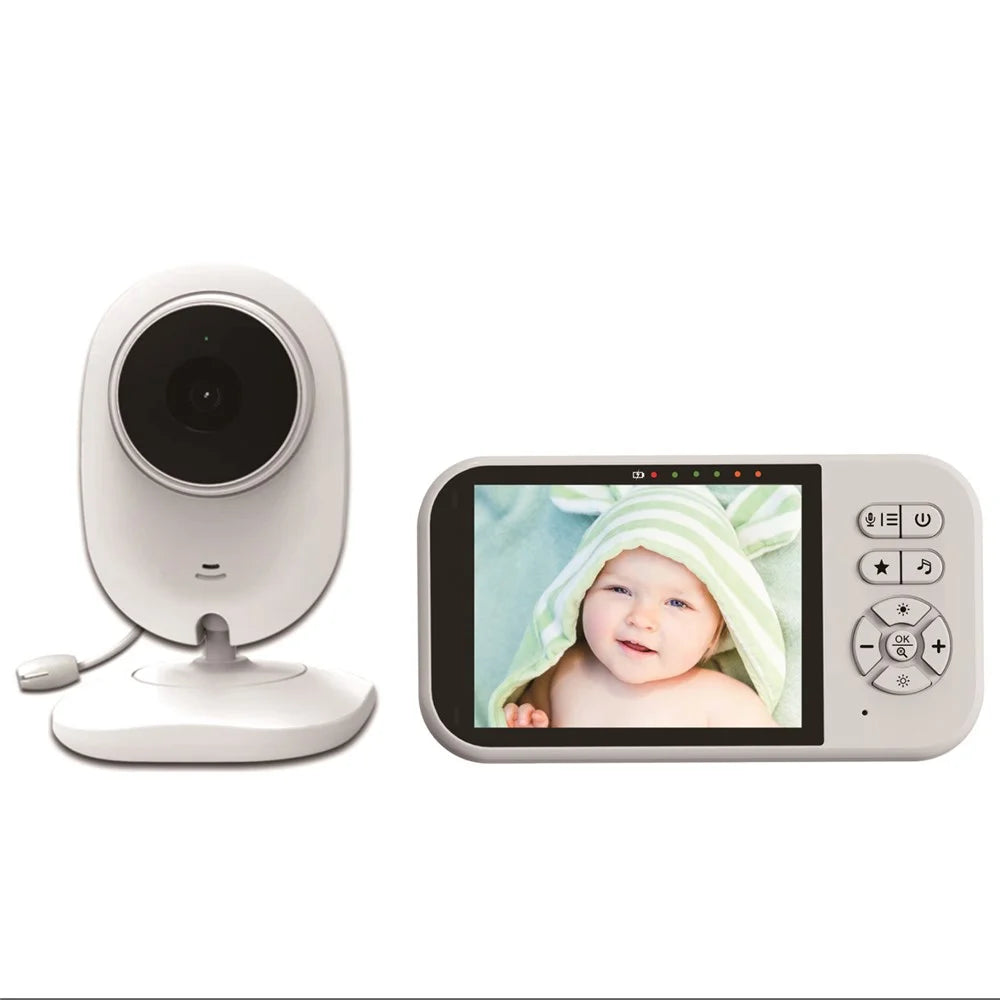 SP316 3.5 Inch Baby Monitor Two-Way Audio Intercom 320P Display Camera Night Vision for Home - US Plug - 1
