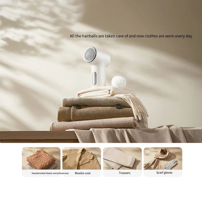 XIAOMI MIJIA MQXJQ01LF Electric Fabric Shaver 6-Blade Lint Remover Portable Hair Ball Trimmer (Chinese Version) - 4