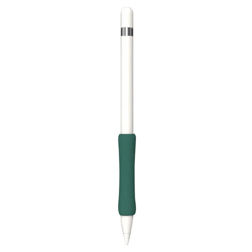 For Apple Pencil (1st Generation)  /  (2nd Generation) Silicone Sleeve Stylus Protective Case Short Version - Midnight Green - 1