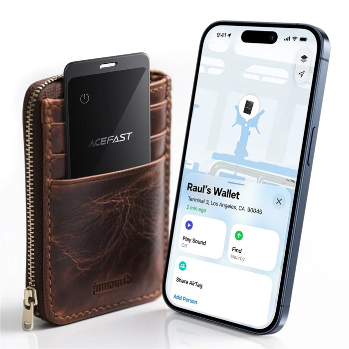 ACEFAST S3 Metal Card Shaped Tag Smart Finder Ultra Thin Bluetooth-compatible Tracker for iOS - 6