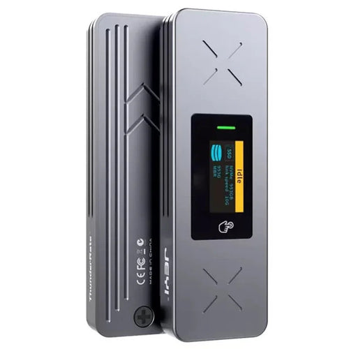 JEYI M.2 SSD Enclosure NVME / SATA Dual Protocol USB 3.2 Gen 2 10Gbps External Reader Portable SSD Case - 1