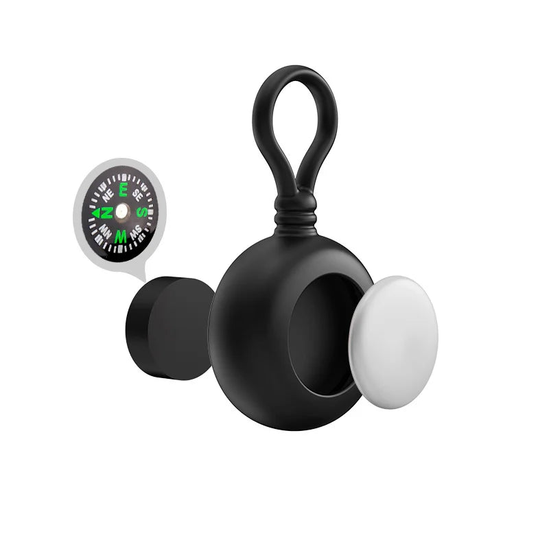 For Apple AirTag Silicone Case Anti-loss Locator Protective Cover - black - 2