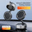 T20 Vacuum Suction Magnetic Phone Mount Tri Axis Adjustable Foldable Phone Holder Stand - Black - 7