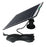 5W 5V Solar Charging Panel DC3.5 Monocrystalline Silicon Charger with 3m Cable for Outdoor Camera / Security Doorbell - Black - 1