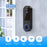 T52 WiFi Wireless Smart Video Doorbell Night Vision HD 1080P Two Way Audio Motion Detection Door Bell - Black - 2