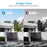T52 WiFi Wireless Smart Video Doorbell Night Vision HD 1080P Two Way Audio Motion Detection Door Bell - Black - 6