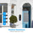 T52 WiFi Wireless Smart Video Doorbell Night Vision HD 1080P Two Way Audio Motion Detection Door Bell - Black - 7