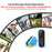 M52 HD Night Vision Wireless Smart Video Doorbell Two Way Audio PIR Motion Detection WiFi Door Bell - Black - 6