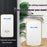 W906 300m Range Wireless Doorbell 60 Ringtones 5 Volume Levels Door Chime Kit, 1 Transmitter + 1 Receiver - White+Gold - 4