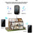 FA88 150m Range 5 Volume Levels Self Powered Wireless Doorbell 60 Melodies Door Chime, 2 Transmitters + 1 Receiver - White / EU Plug - 6