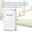 A80 Wireless USB Doorbell for Home 150m Range 60 Melodies 5 Volume Levels Door Chime, 1 Transmitter + 1 Receiver - Black - 7