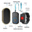 A18 For Elderly SOS Emergency Call Button 60 Melodies Adjustable Volume 300m Wireless Alarm System, 1 Lanyard Button + 1 EU Plug Receiver - Black+Gold - 6
