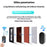 A18 For Elderly SOS Emergency Call Button 60 Melodies Adjustable Volume 300m Wireless Alarm System, 2 Watch Buttons + 1 EU Plug Receiver - Black+Gold - 7