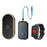 A18 For Elderly SOS Emergency Call Button 60 Melodies 300m Wireless Alarm System, 1 Watch Button + 1 Lanyard Button + 1 EU Plug Receiver - Black+Gold - 1