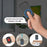 A18 For Elderly SOS Emergency Call Button 60 Melodies 300m Wireless Alarm System, 1 Watch Button + 1 Lanyard Button + 1 EU Plug Receiver - Black+Gold - 2