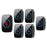 A10 Digital Display Wireless Calling System 60 Melodies Restaurant Pager Long Range Service Bell, 5 Transmitters + 1 Receiver - EU Plug - 1