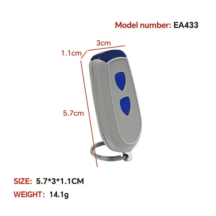 433MHz 2 Button Garage Door Remote Control for Normstahl EA433 2KS / EA433 4KS / RCU 433-2 / RCU 433-4 / NOO2800 100m Range - 6