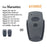 Garage Door Remote Control for Marantec Digital D302 / D304 / D313 / D321 / D323 433MHz Fixed Code Button Transmitter - 2-Button - 2