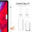 AHASTYLE PT146 For Apple Pencil (1st Generation) Magnetic Cap Charging Adapter Set Replacement Tip and Cap Holder - 2