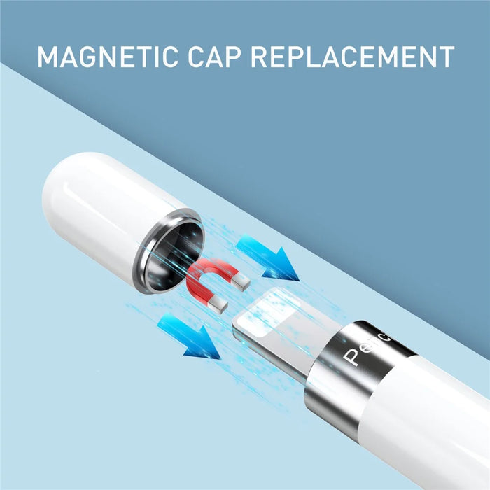 AHASTYLE PT146 For Apple Pencil (1st Generation) Magnetic Cap Charging Adapter Set Replacement Tip and Cap Holder - 4