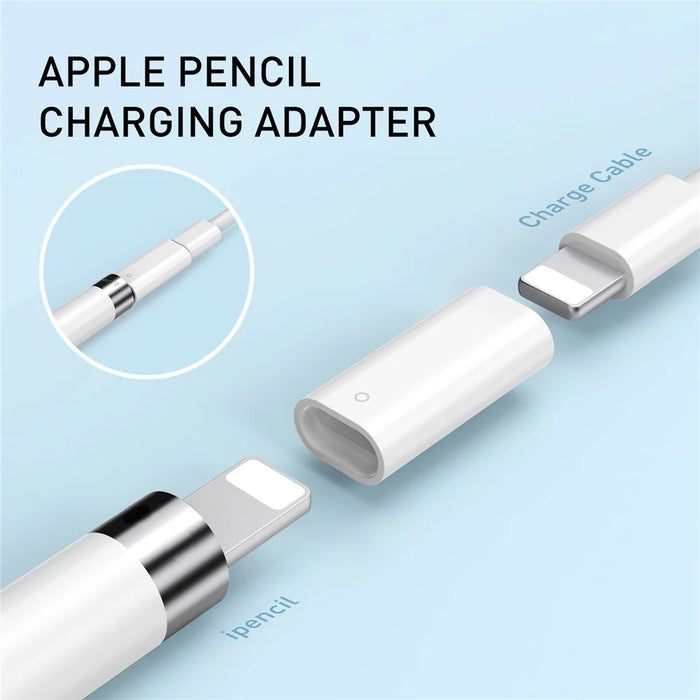 AHASTYLE PT146 For Apple Pencil (1st Generation) Magnetic Cap Charging Adapter Set Replacement Tip and Cap Holder - 5