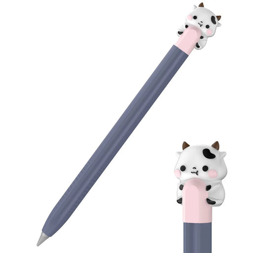 AHASTYLE PT114-B Stylus Cover For Huawei M-Pencil 3rd Generation / 2nd Generation / 1st Generation , Cartoon Animal Cap Silicone Pen Case - Midnight Blue - 1