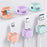 AHASTYLE WG159 6PCS Magnetic Cable Organizer Multi-Function Desktop Wire Management System - 2 Orange + 2 Purple + 2 Blue - 1