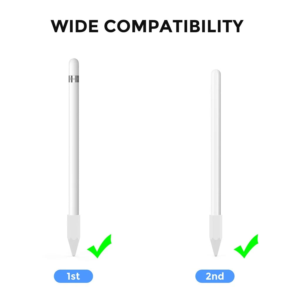 AHASTYLE WG78 Stylus Nib Sleeve For Apple Pencil (USB-C) / (2nd Generation) / (1st Generation) TPU Tip Cap Protector Cover - 2