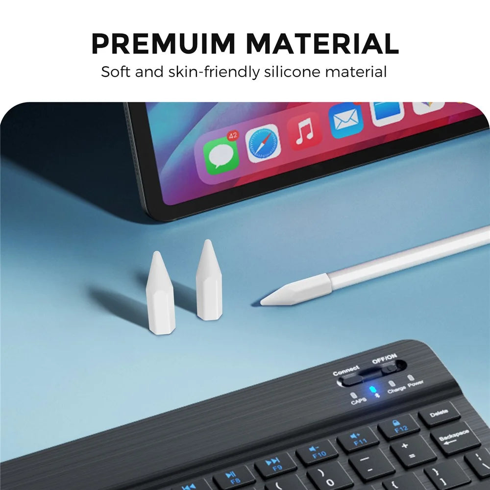 AHASTYLE WG78 Stylus Nib Sleeve For Apple Pencil (USB-C) / (2nd Generation) / (1st Generation) TPU Tip Cap Protector Cover - 5