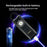 AF-2004 Personal Alarm Keychain Self Defense Device Rechargeable Electronic Safety Alarm for Students - Black - 6