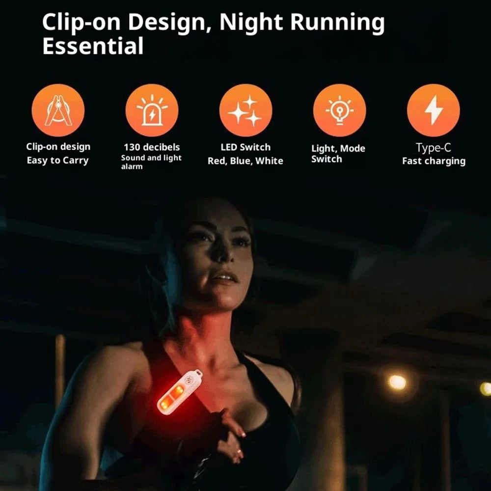 AF-2006 Outdoor Night Running Light Armband Personal Alarm Device Safety Warning Lamp for Cycling / Jogging - Black - 2