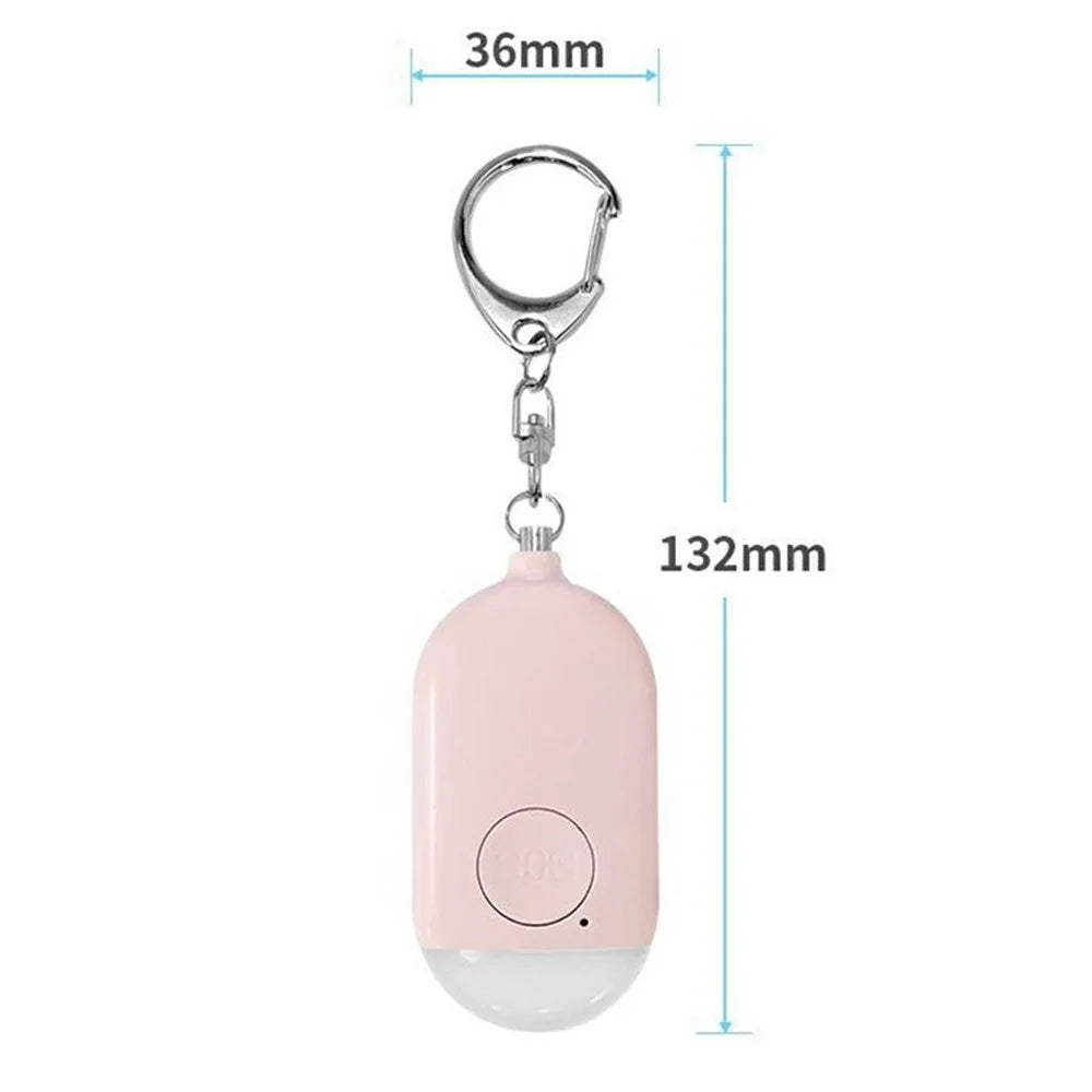 B300 Rechargeable Personal Alarm Flashlight Smart Anti-Wolf Device Outdoor Personal Security Alarm - Pink - 7