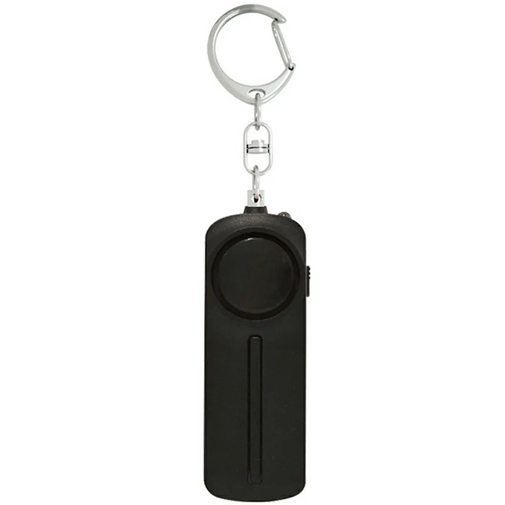 AF-9400 130dB Personal Alarm Self Defense Safety Keychain for Women Emergency Siren Built In LED Flashlight - Black - 1