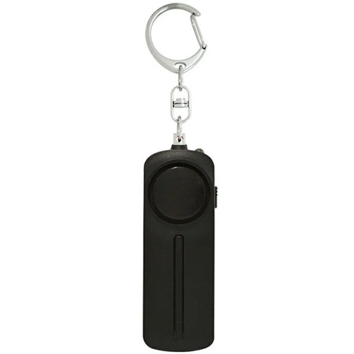 AF-9400 130dB Personal Alarm Self Defense Safety Keychain for Women Emergency Siren Built In LED Flashlight - Black - 1