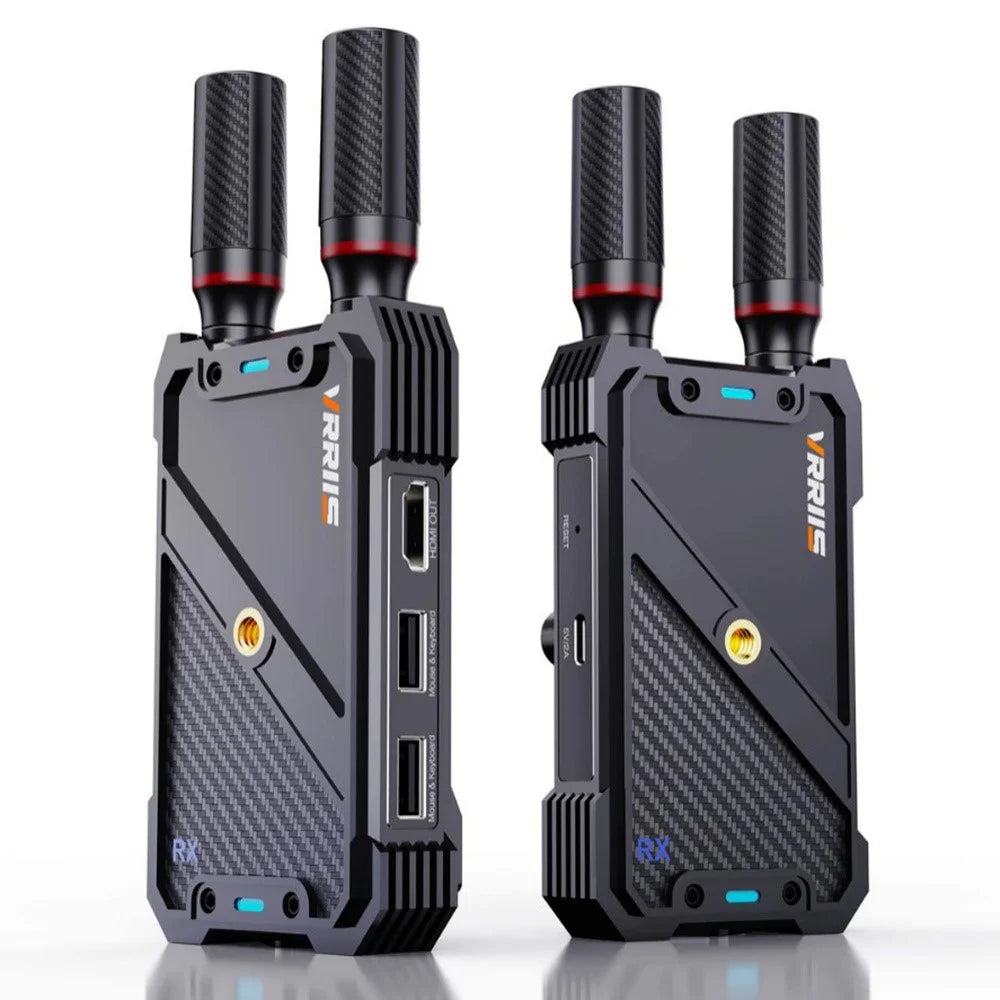VRRIIS 082K 400m Wireless HD KVM Extender Video Transmitter and Receiver Support USB Keyboard Mouse - US Plug - 2