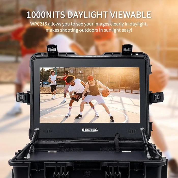 SEETEC WPC215 21.5 Inch Portable Director Monitor 1000nit High Brightness Daylight Viewable - US Plug - 4