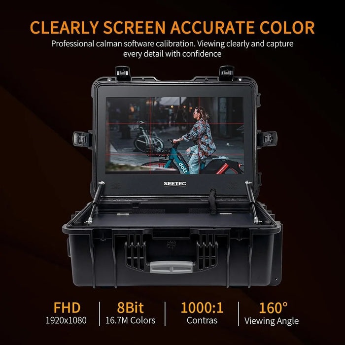 SEETEC WPC215 21.5 Inch Portable Director Monitor 1000nit High Brightness Daylight Viewable - US Plug - 7