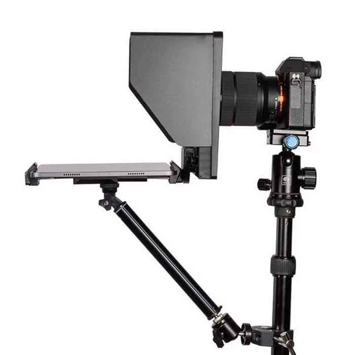 FEELWORLD TP10 Portable Teleprompter for Smartphones / DSLR Cameras Video Shooting Folding Design with Remote Control - 2
