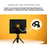 FEELWORLD TP10 Portable Teleprompter for Smartphones / DSLR Cameras Video Shooting Folding Design with Remote Control - 4
